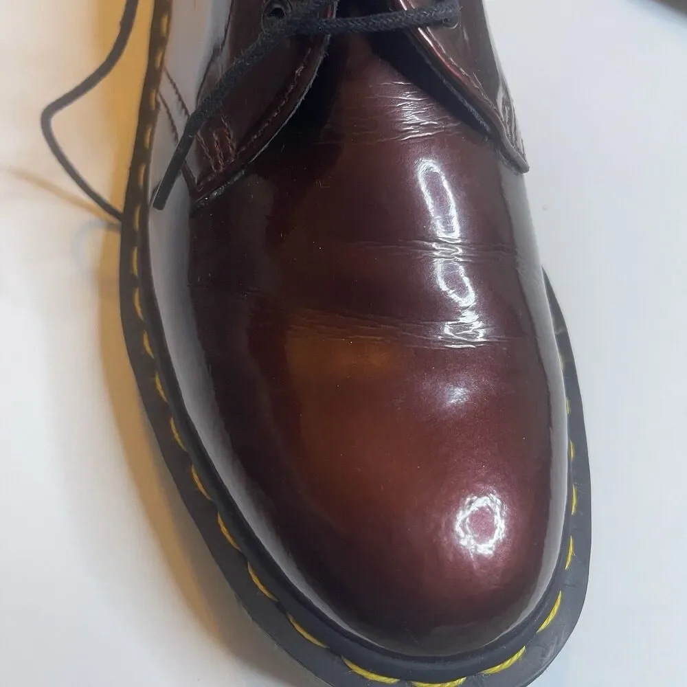 Dr. Martens 10084 Cherry Red Lacquered Lady’s US L Size 9 Y2K AW004